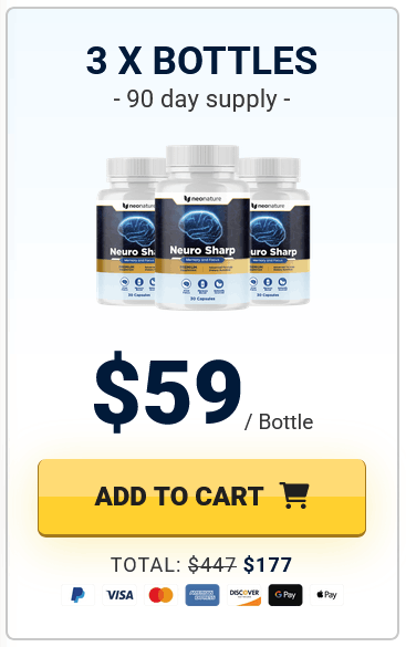 Neuro Sharp-3-bottle - order-now-( Ninety Days Supply) - image